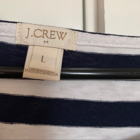 J. Crew Boatneck Striped Tee - Picture 7 of 8